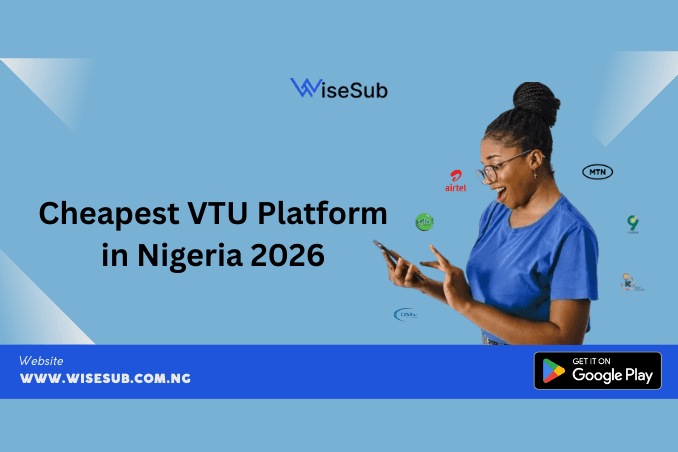 Nigerian user buying cheap data, airtime and paying electricity and cable TV bills online via WiseSub